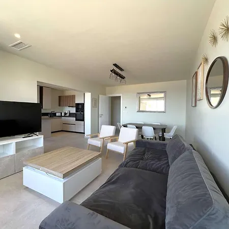 아파트 Le Rivage Climatise Pour 6 Personnes Face A La Mer- *